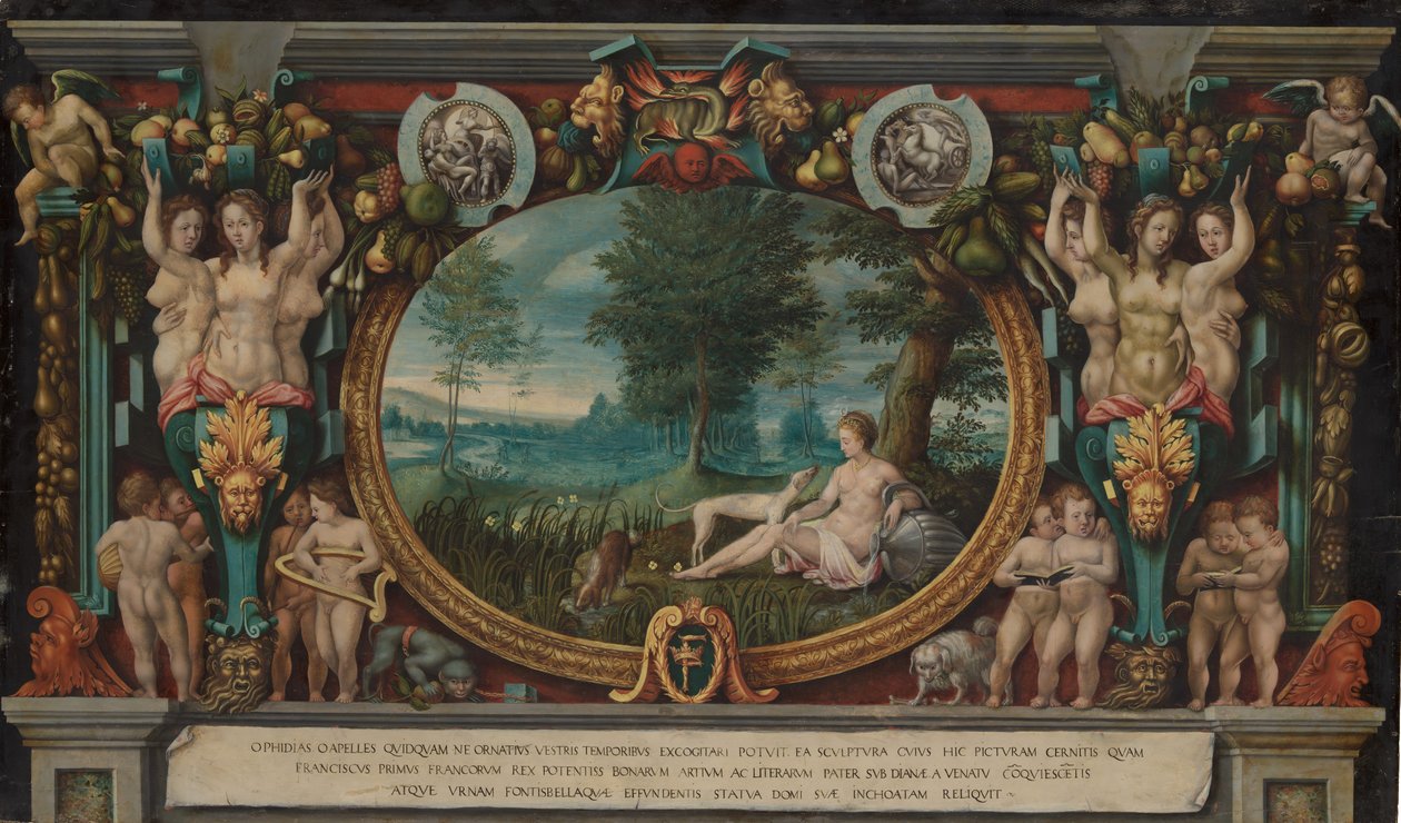The Nymph of Fontainebleau by French
