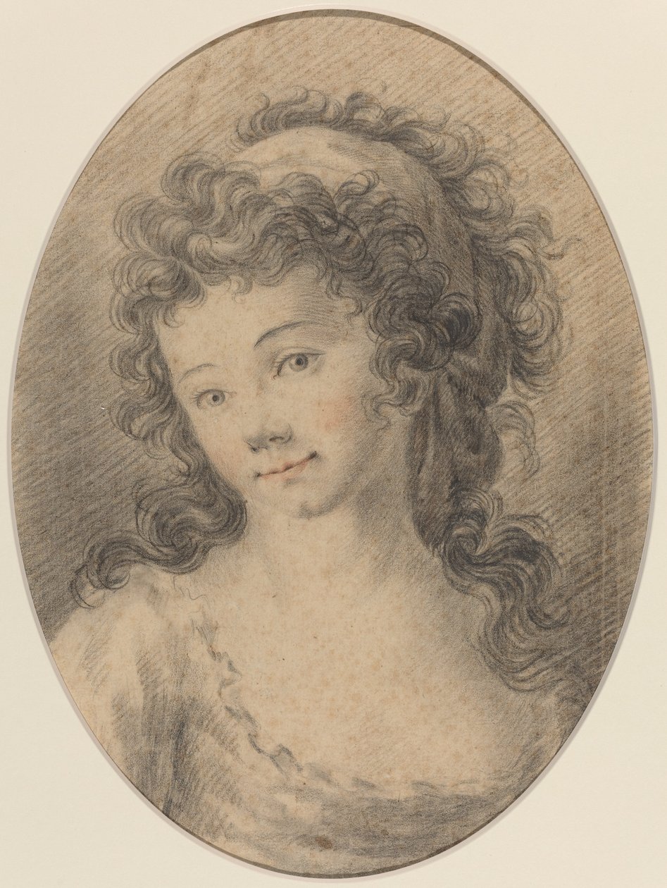 Portrait of a Girl by French 18th Century