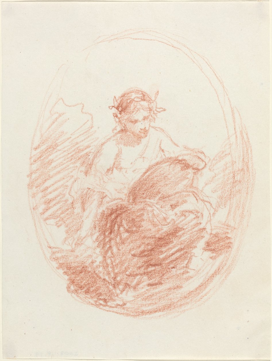 Allegorical Figure by French 19th Century