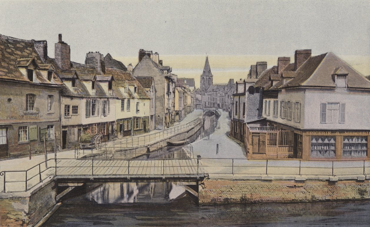 Amiens, Rue des Majots (Old Amiens) by French Photographer