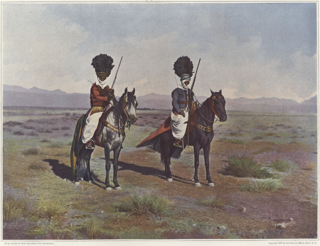 Berbers on Horseback by French Photographer