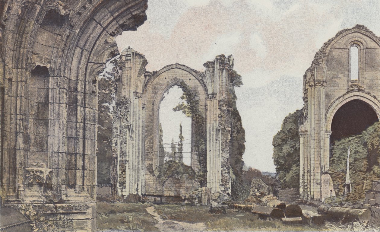 La Couronne, Ruins of the Former Abbey by French Photographer