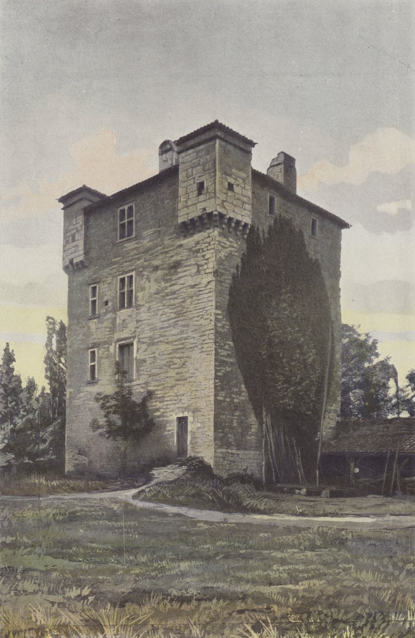 Saint-Jean-Poutge, Herreboue Mill by French Photographer