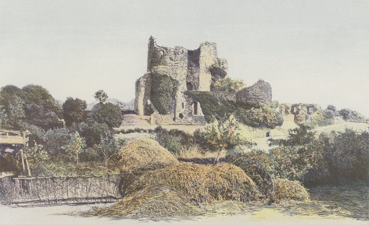 Talmont, Castle Ruins, West View by French Photographer