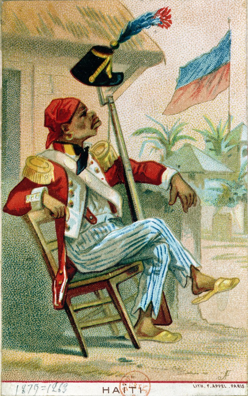 A Haitian Soldier by French School