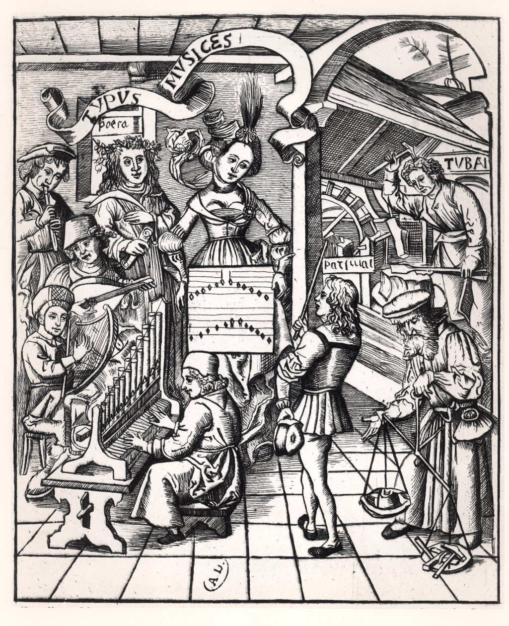 Allegory of Music by French School