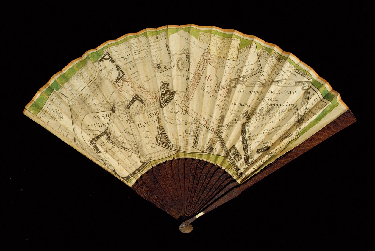 An Assignat fan, c.1796 by French School