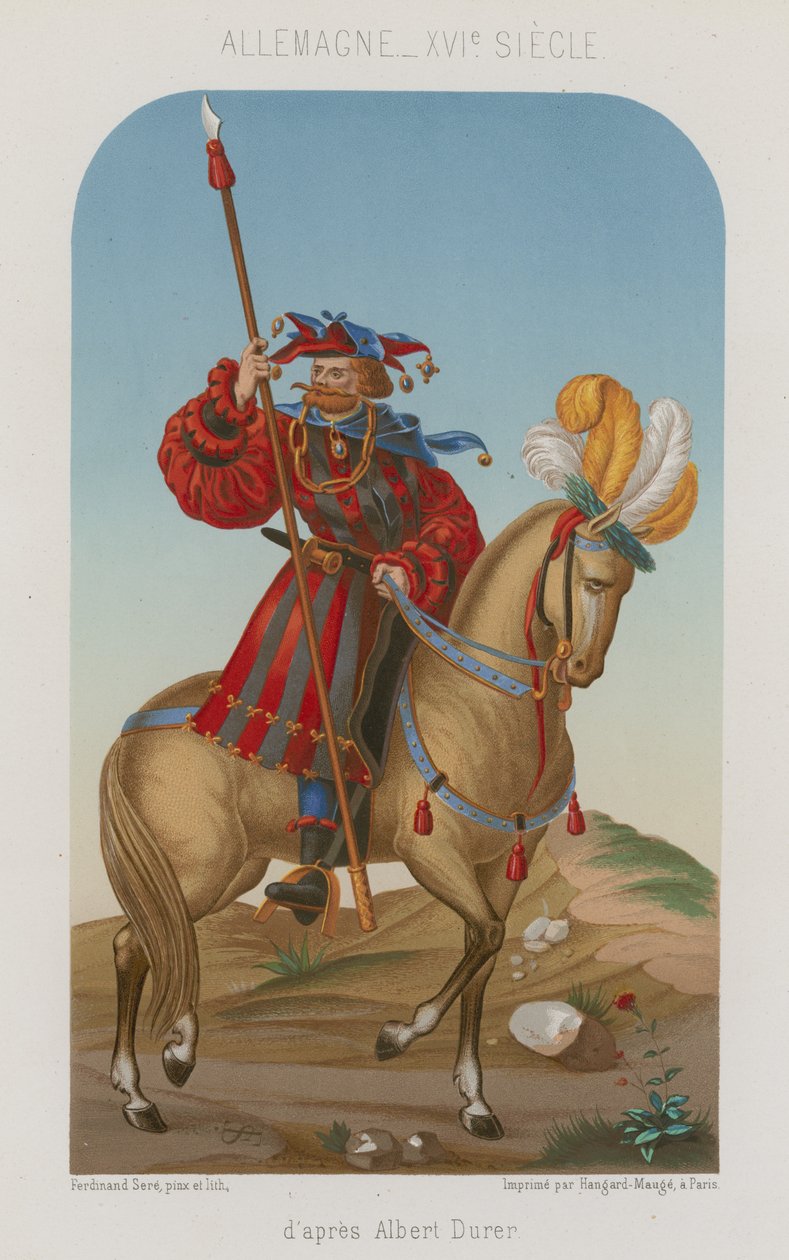 A Nobleman on Horseback by French School