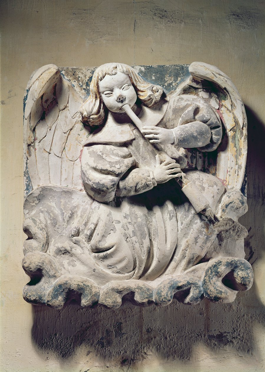 Angel Musician by French School