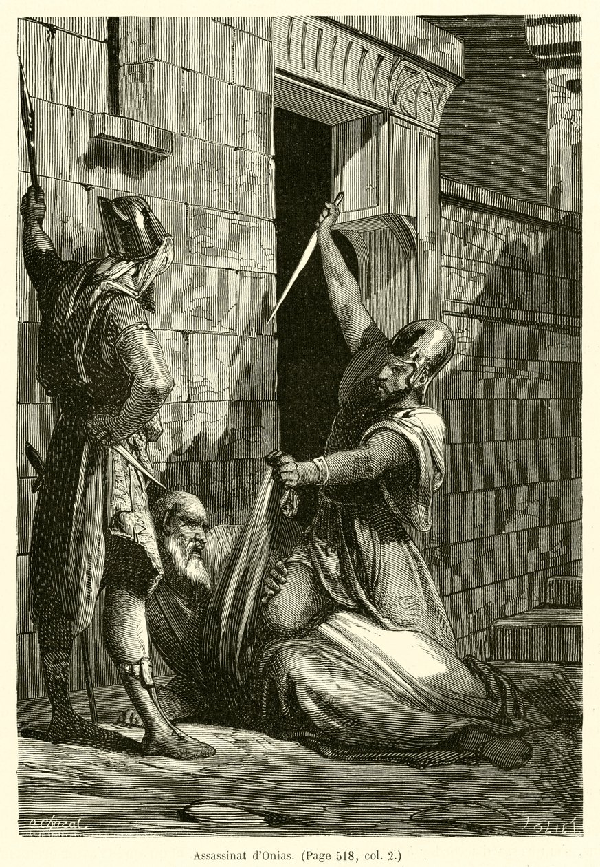 Assassination of Onias by French School