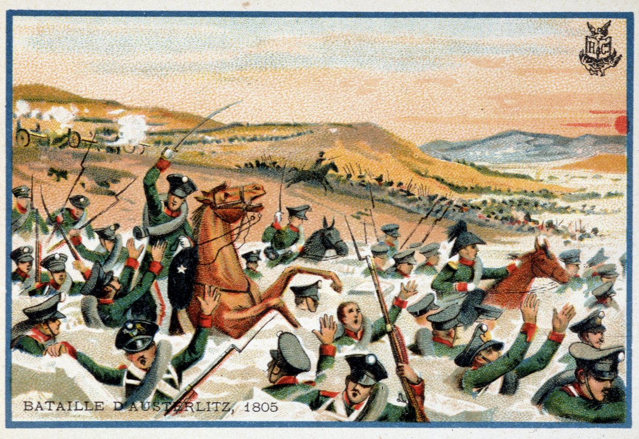 Battle of Austerlitz by French School