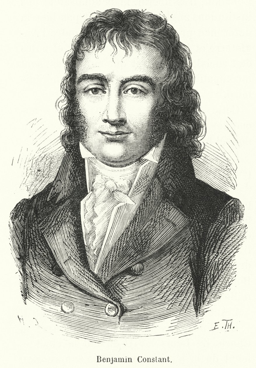 Benjamin Constant (engraving) by French School