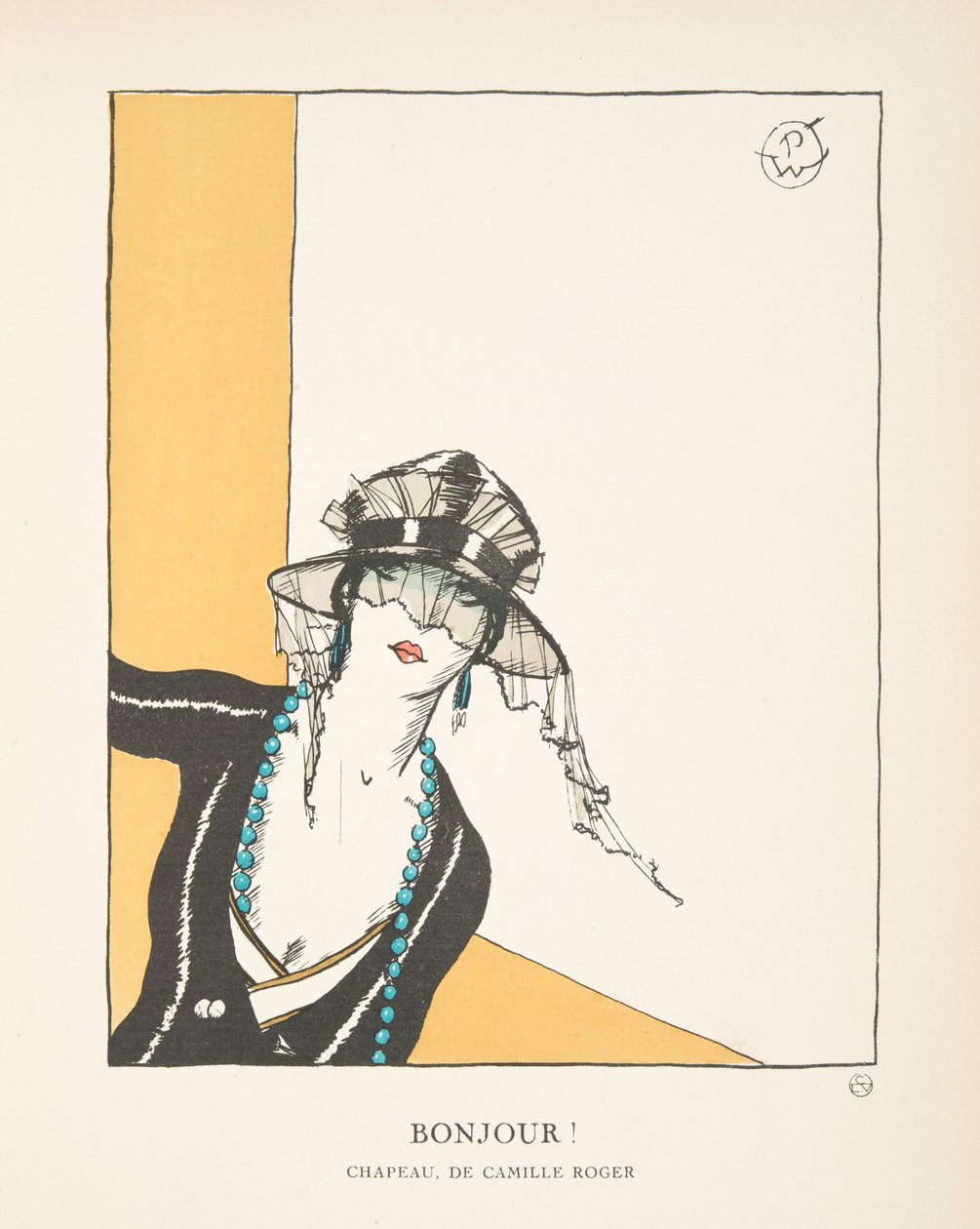 Hello!, from a Collection of Fashion Plates by French School