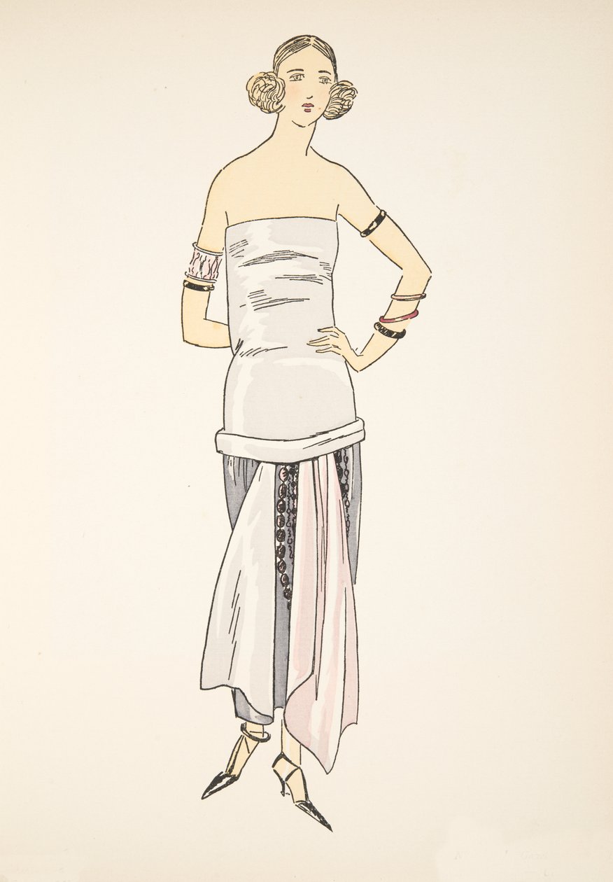 Boubangui, from a Collection of Fashion Plates by French School