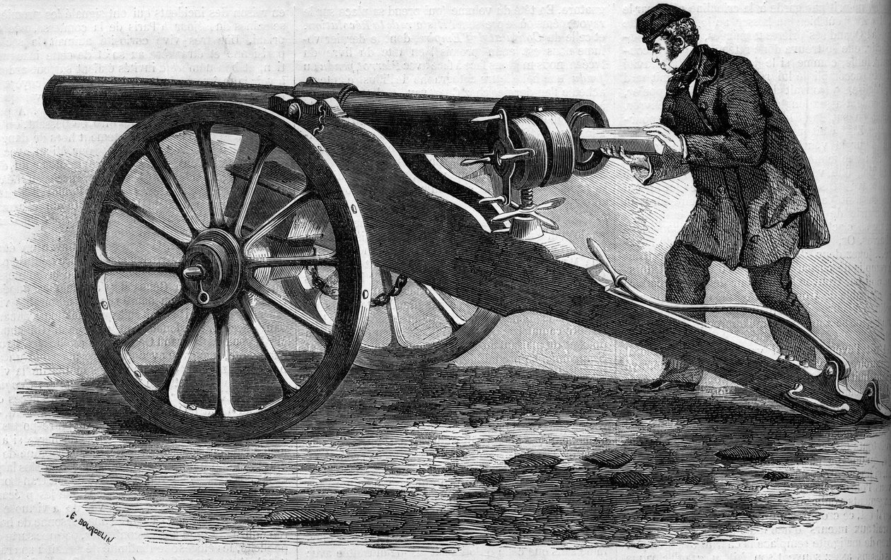 Canon Whitworth of the English Army by French School