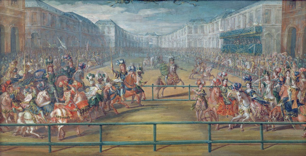Carousel of Amazons in 1682 by French School
