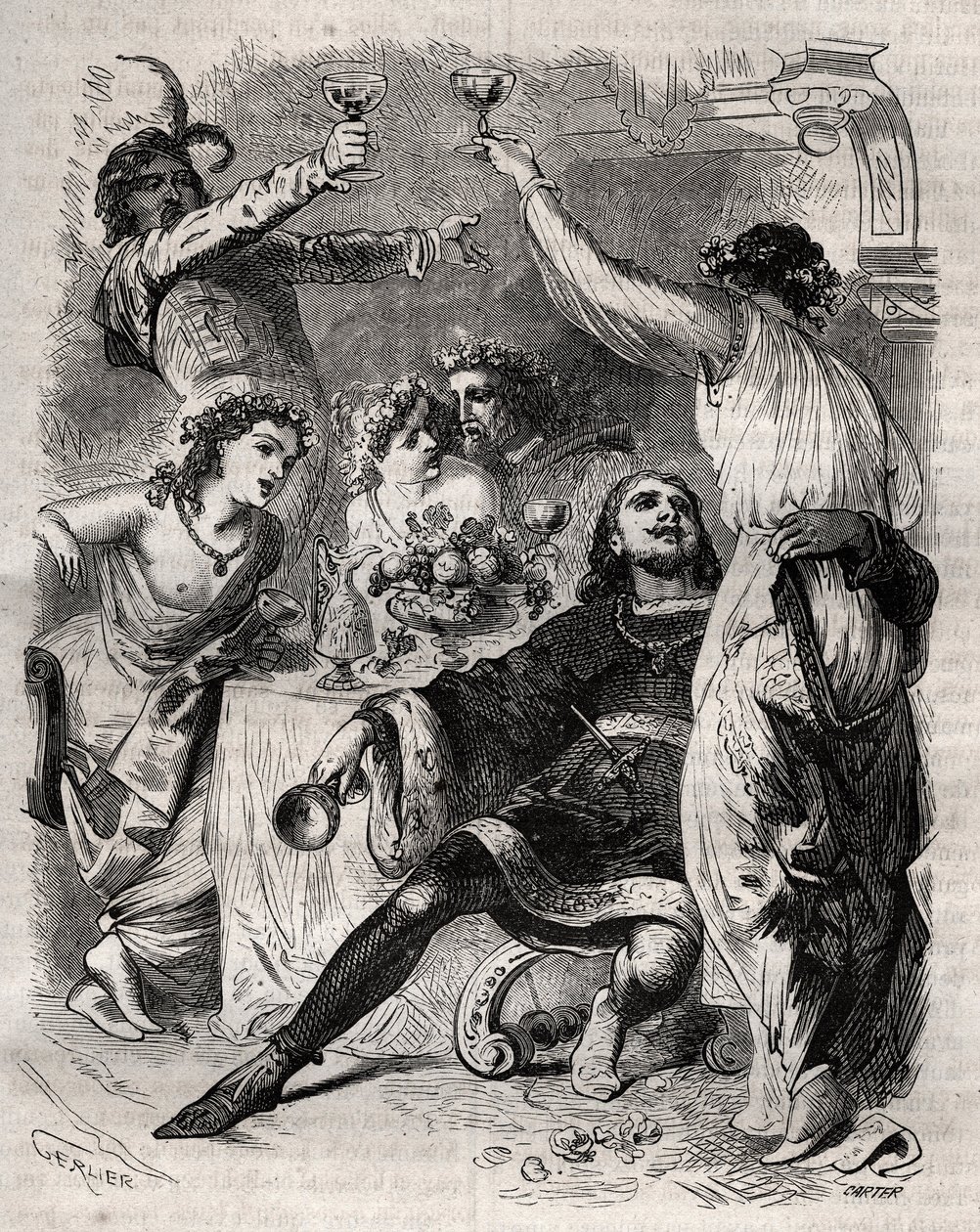 Case of the Tower of Nesle by French School