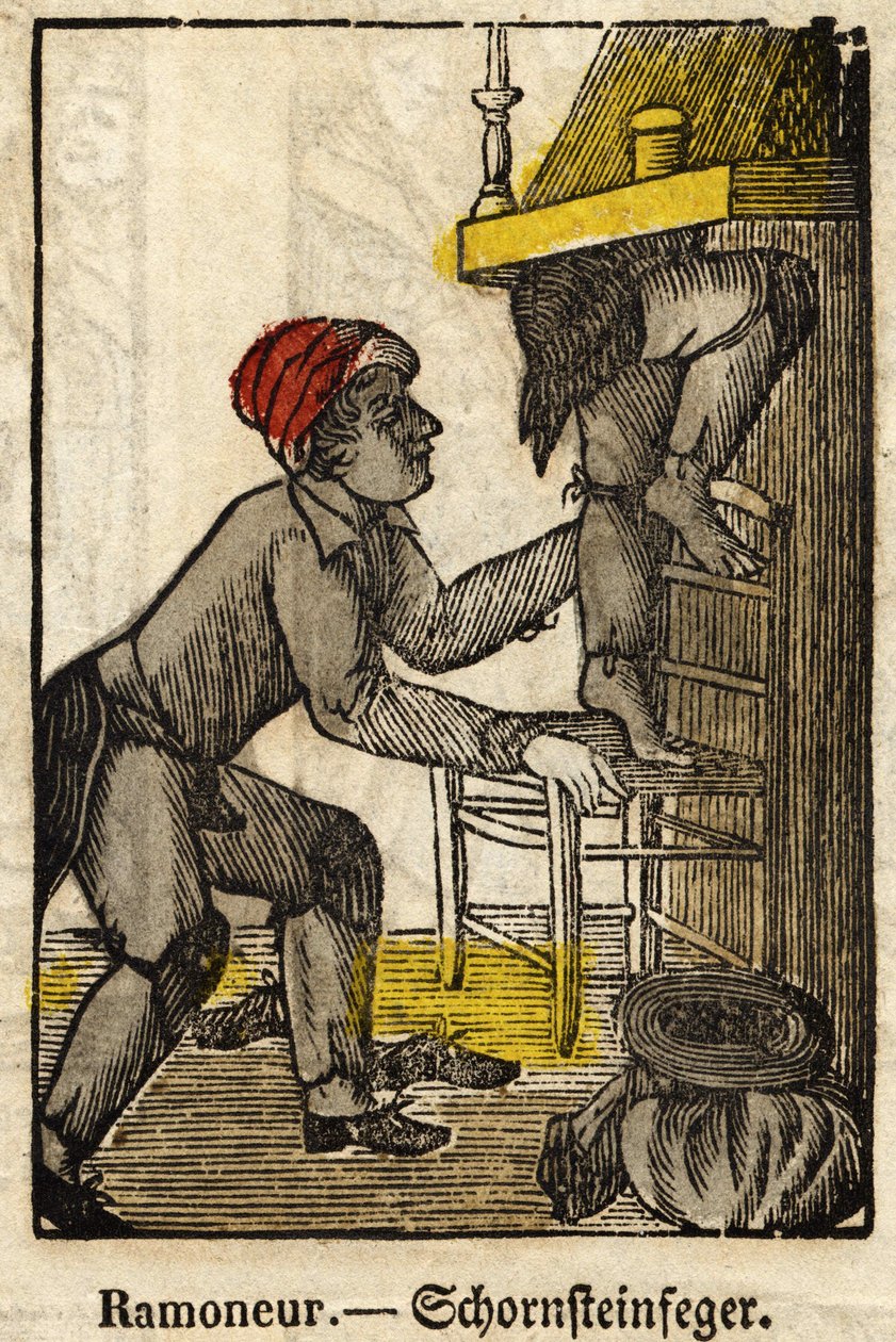 Chimney; Series on trades by French School
