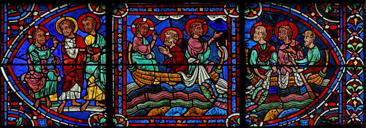 Christ calls James and John by French School