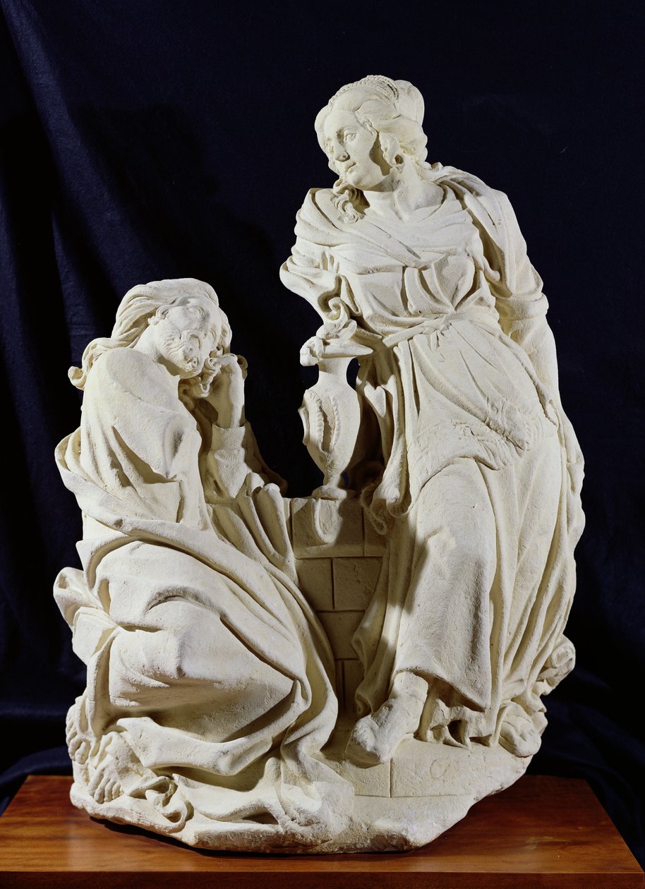 Christ and the Woman of Samaria by French School