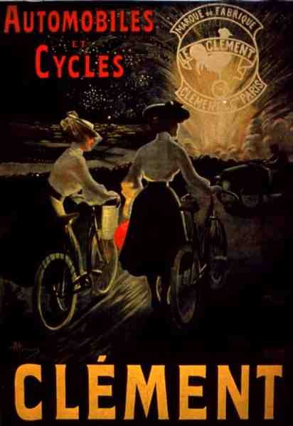 Clement Automobiles and Cycles, Paris by French School