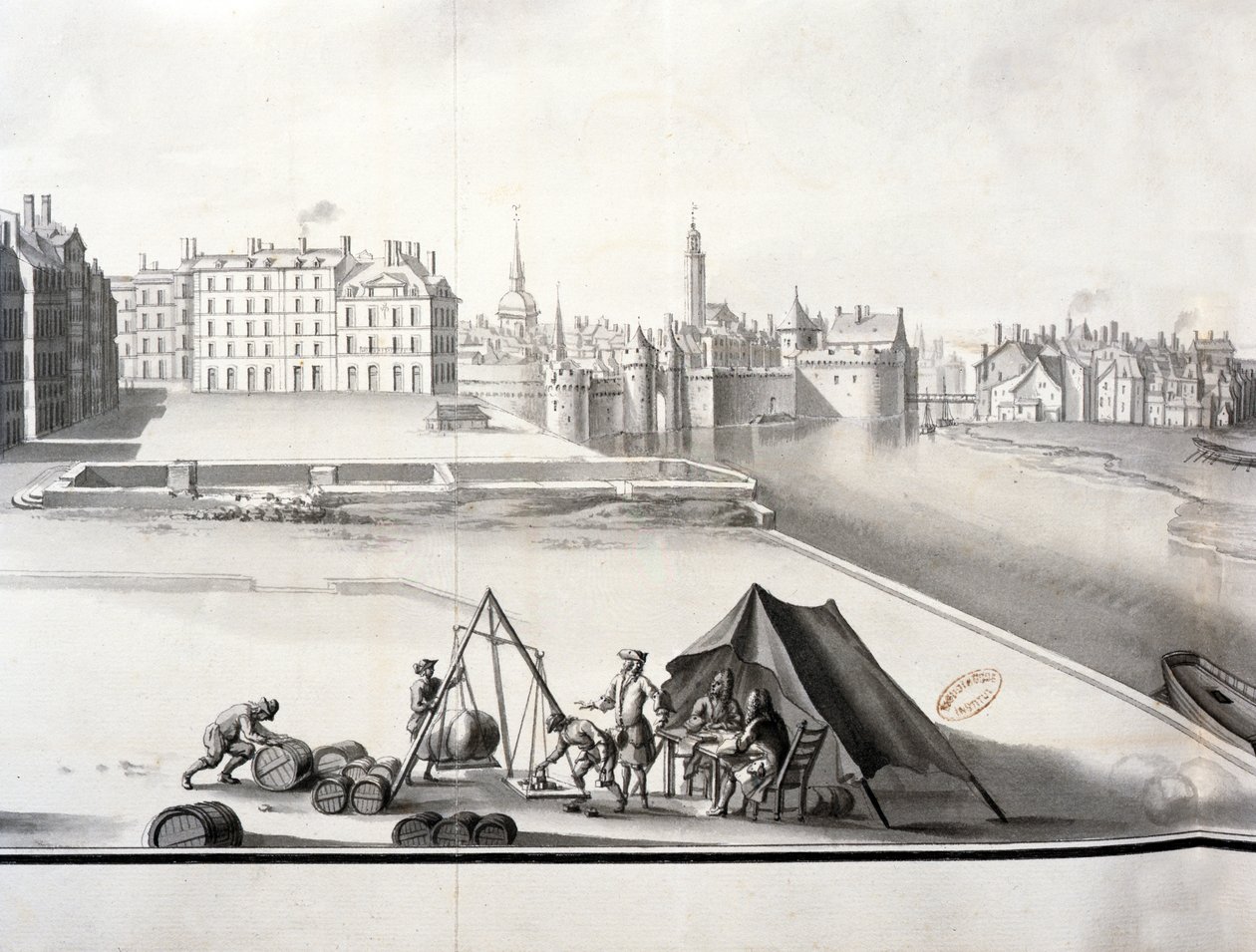 Collecting the Gabelle, Nantes by French School