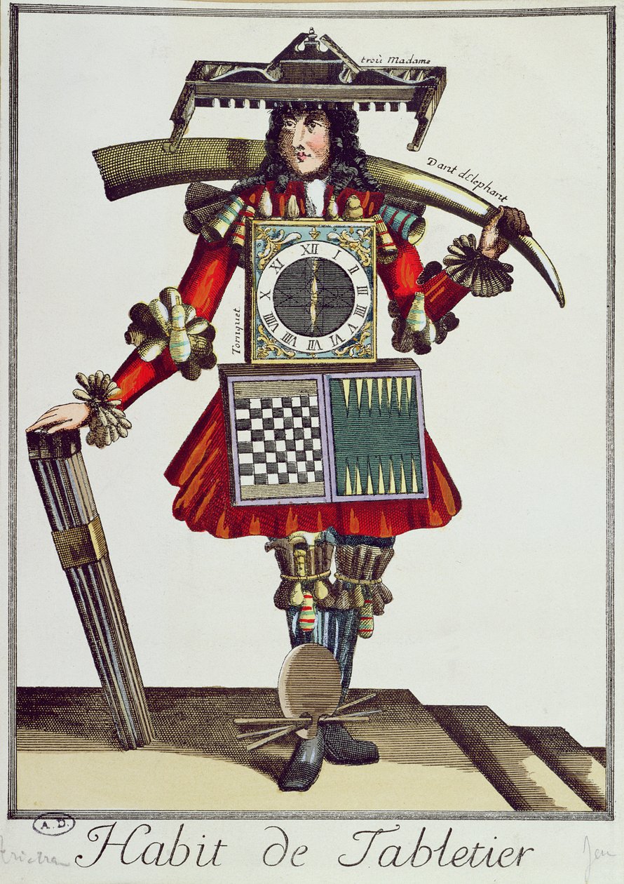 Costume of a Tabletier, c.1700 by French School