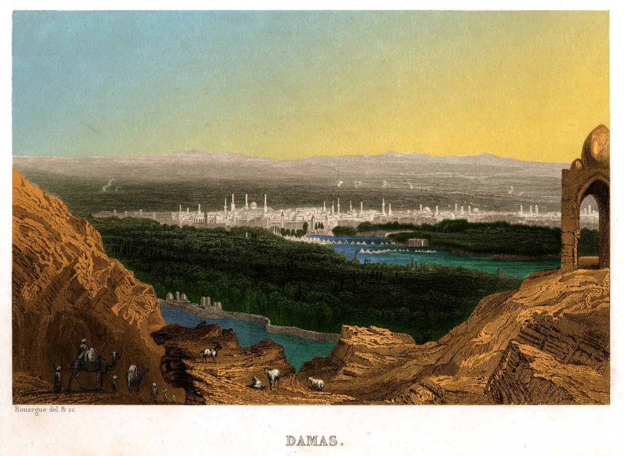 Damascus in Syria by French School
