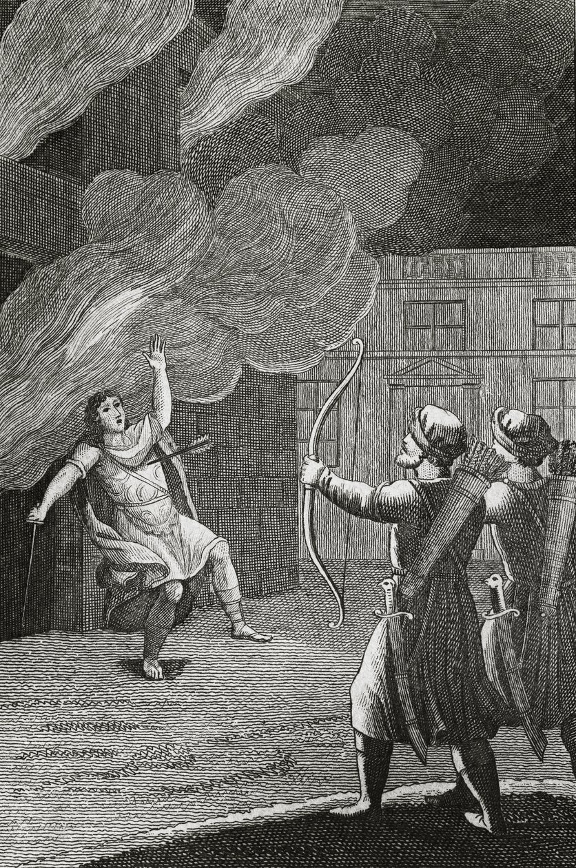Death of Alcibiades by French School