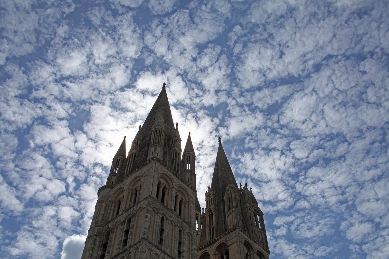 View of the western towers by French School