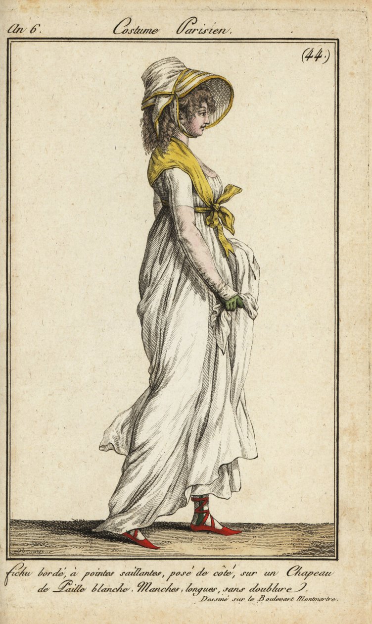 Fashionable Woman on the Blvd. Montmartre by French School