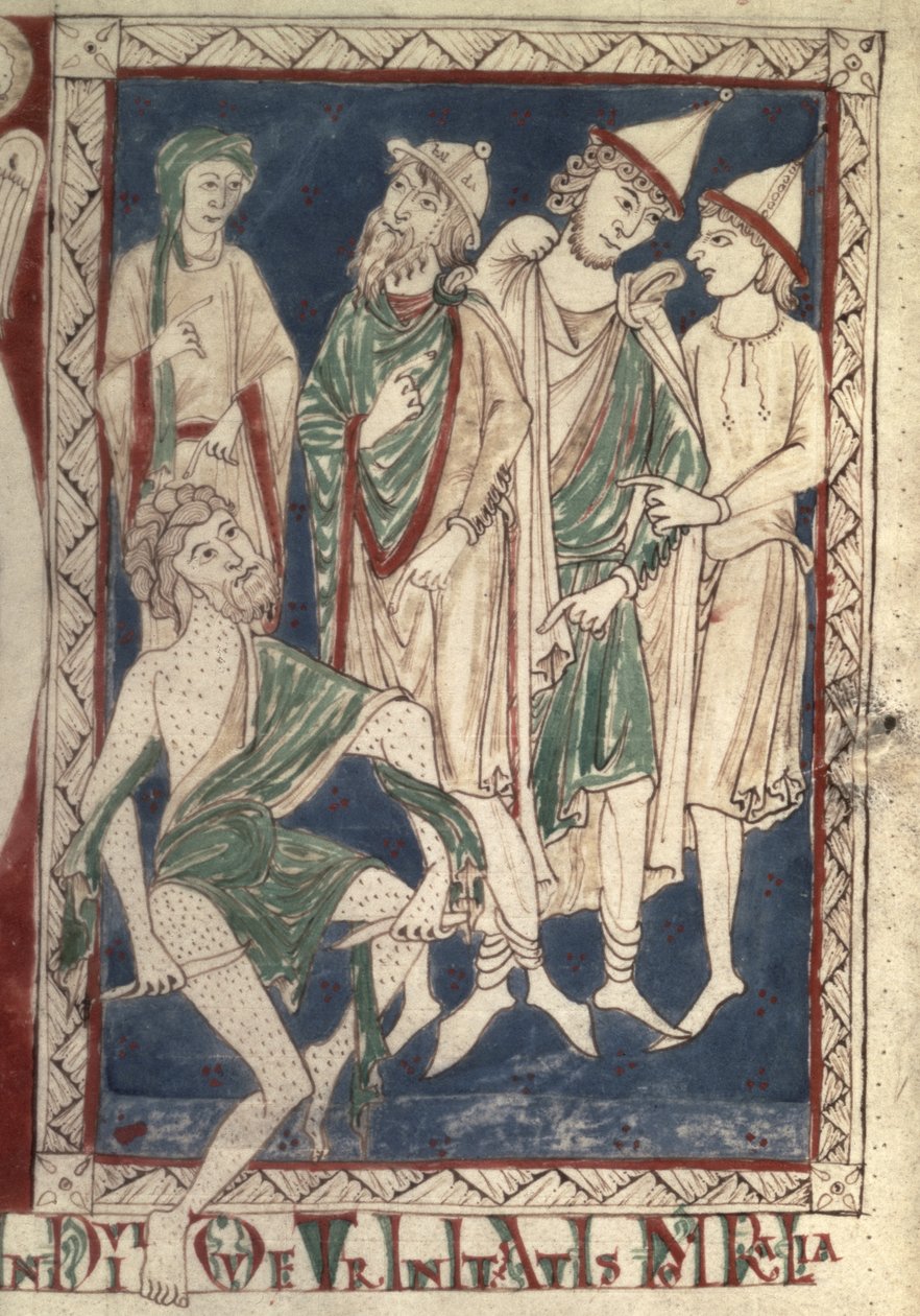 Job Scratching His Sores by French School