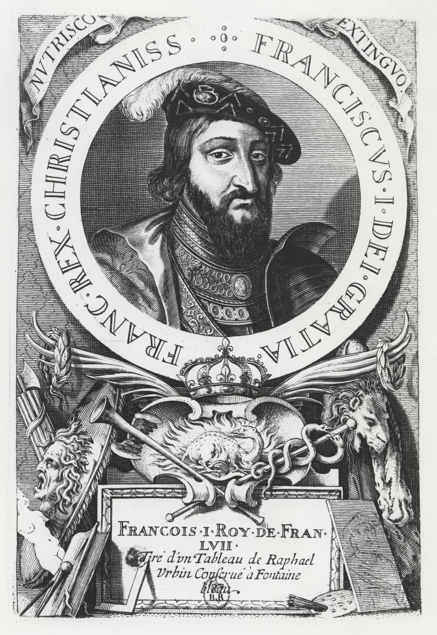 Francis I of France by French School
