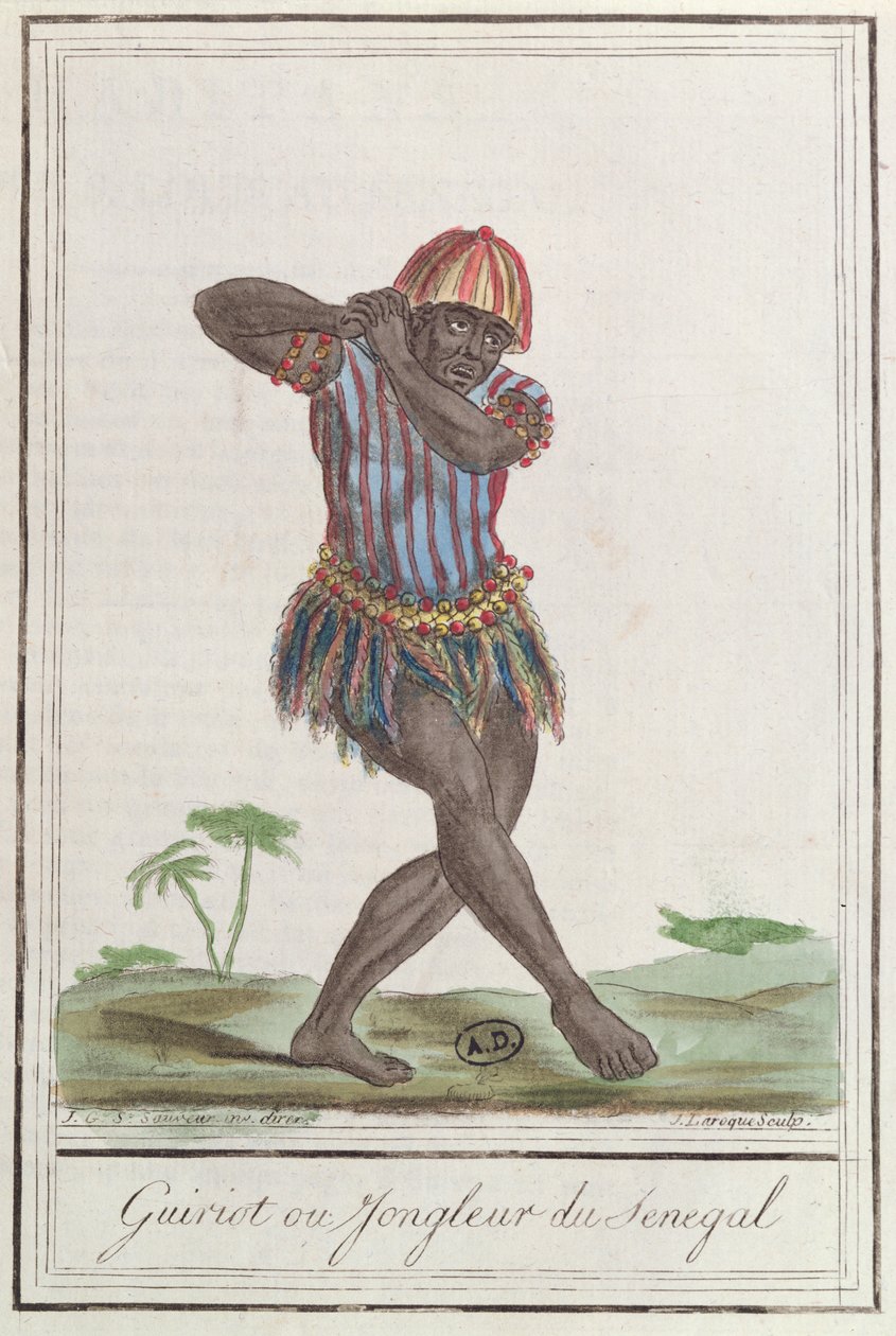 Griot or Minstrel of Senegal by French School