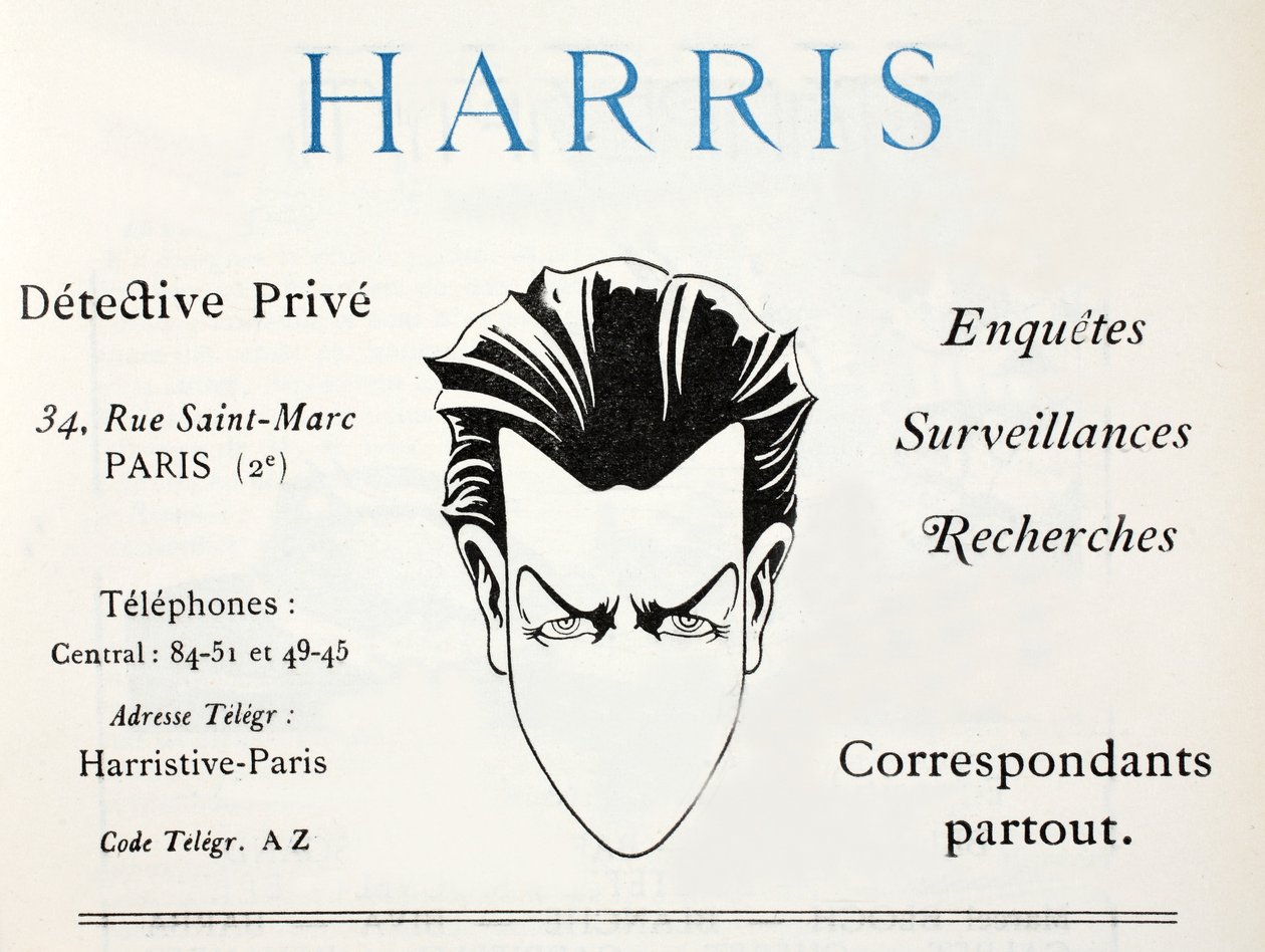Harris - Private Detective by French School