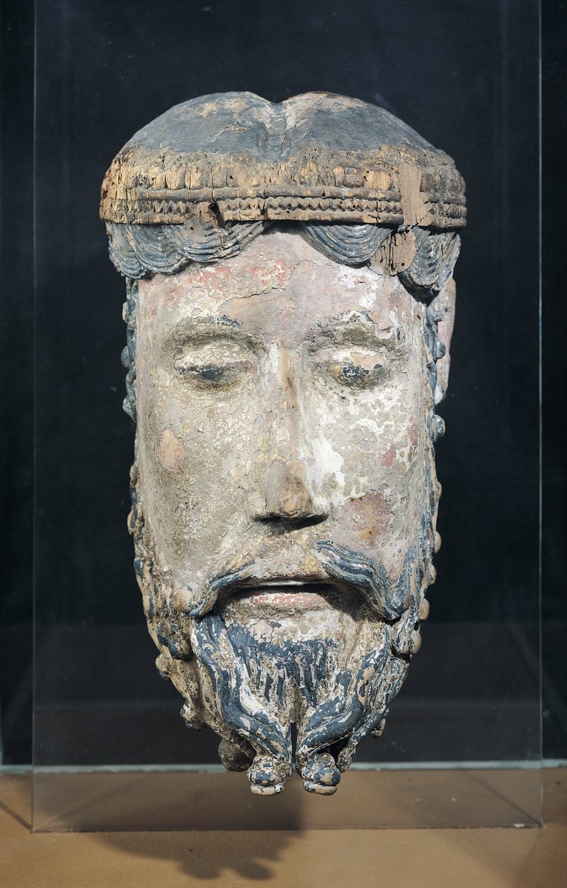 Head of Christ, from Lavaudieu by French School