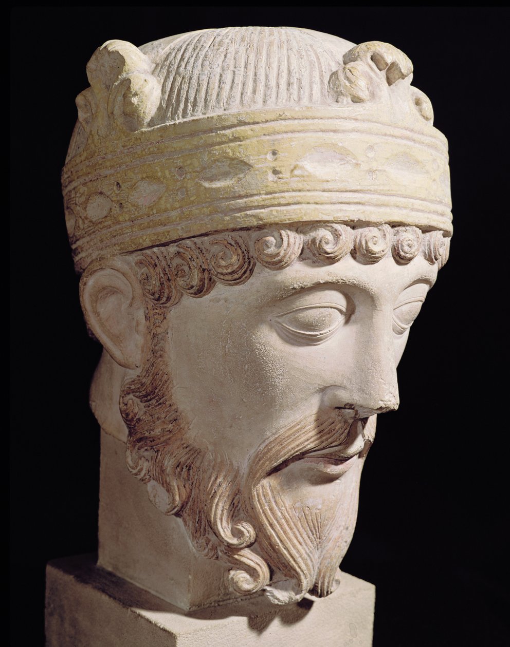 Head of Lothair I by French School