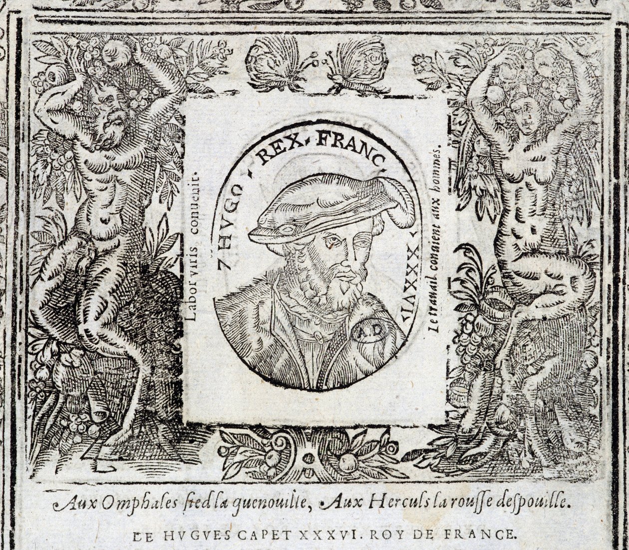 Hugues Capet - in The Capetian Kings by French School