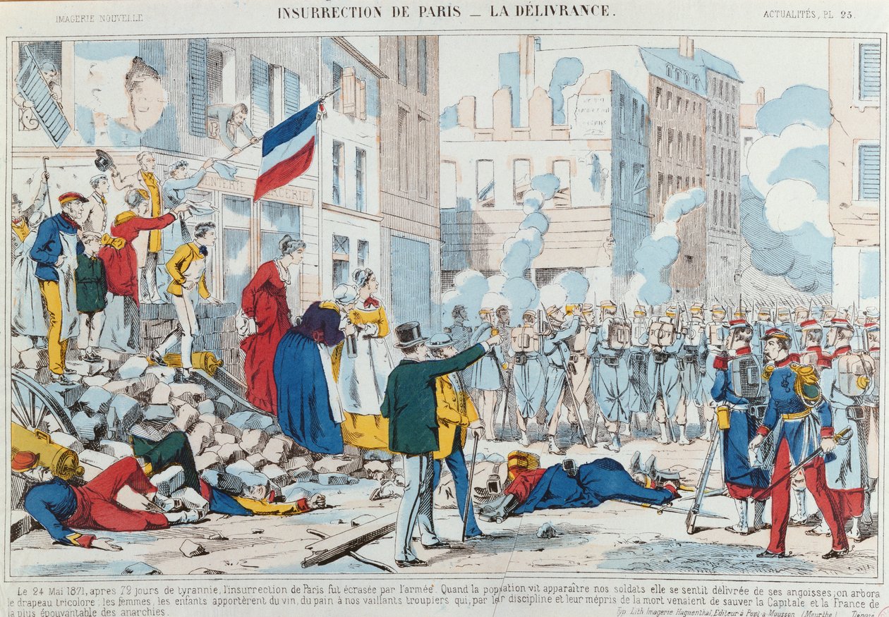 Insurrection of Paris, the Deliverance by French School