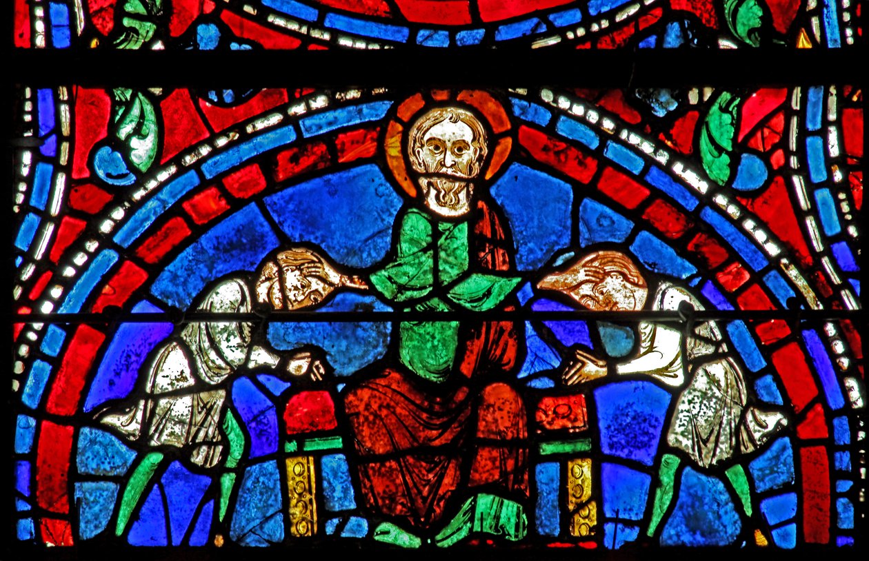 Jacob Blessing Ephraim and Manasseh by French School