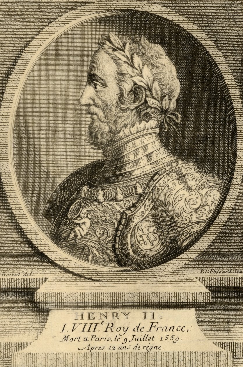 King Henri II of France by French School