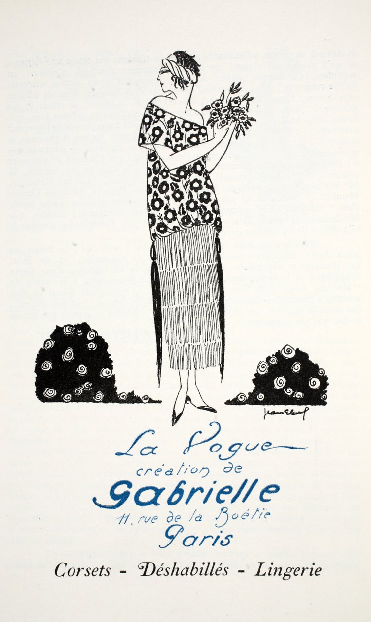 La Vogue creation de Gabrielle by French School