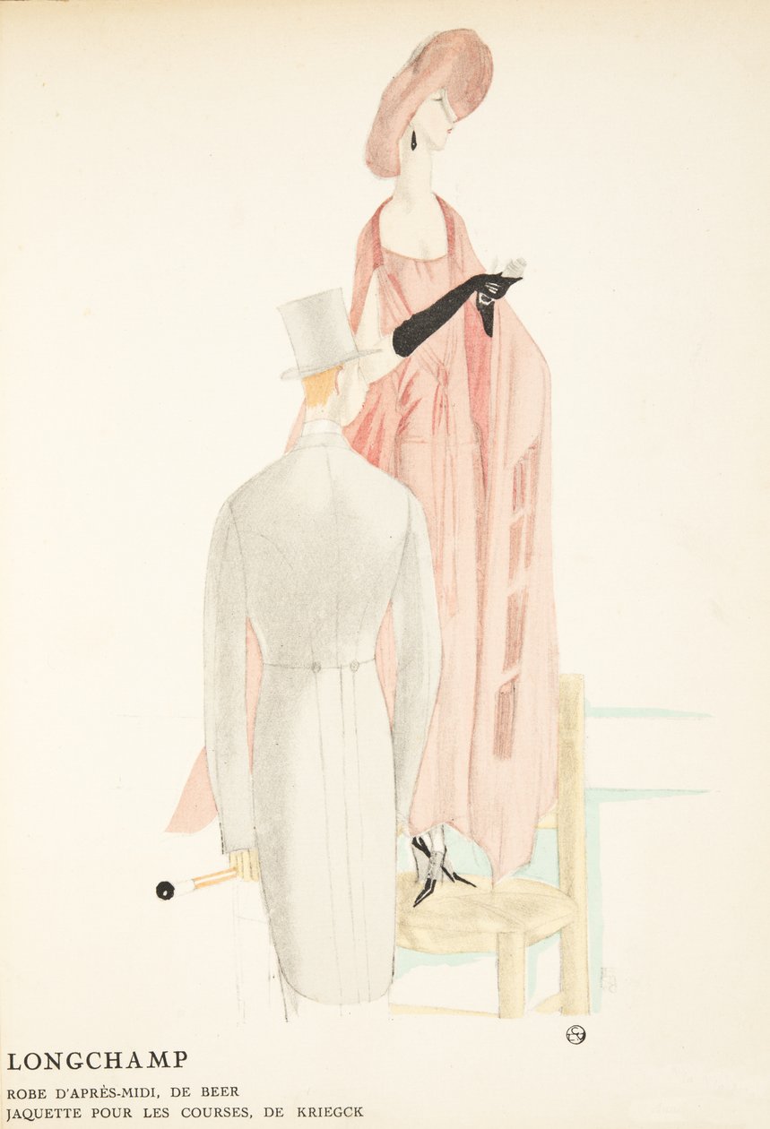 Longchamp, from a Collection of Fashion Plates by French School