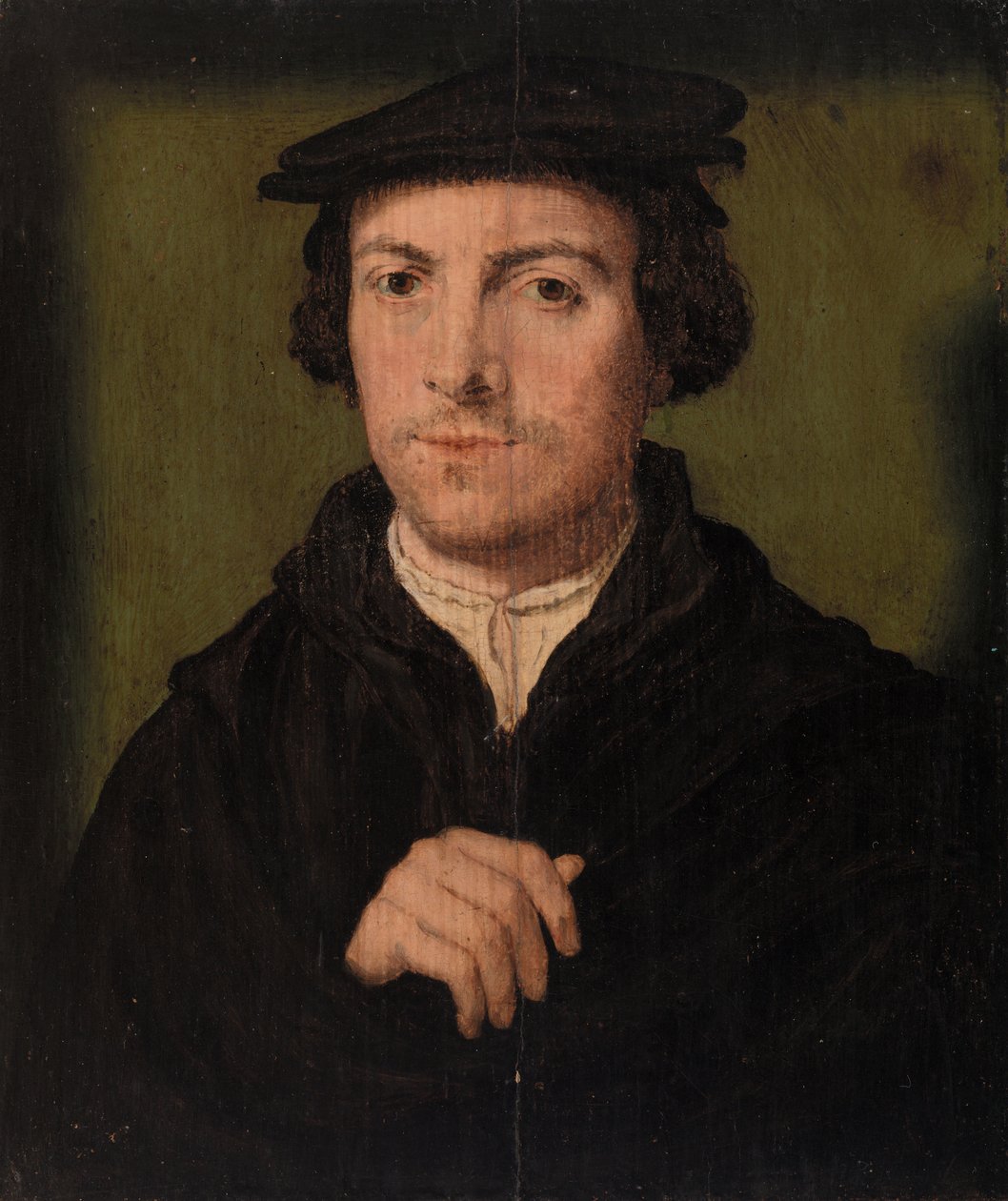 Man with Tam-O-Shanter by French School