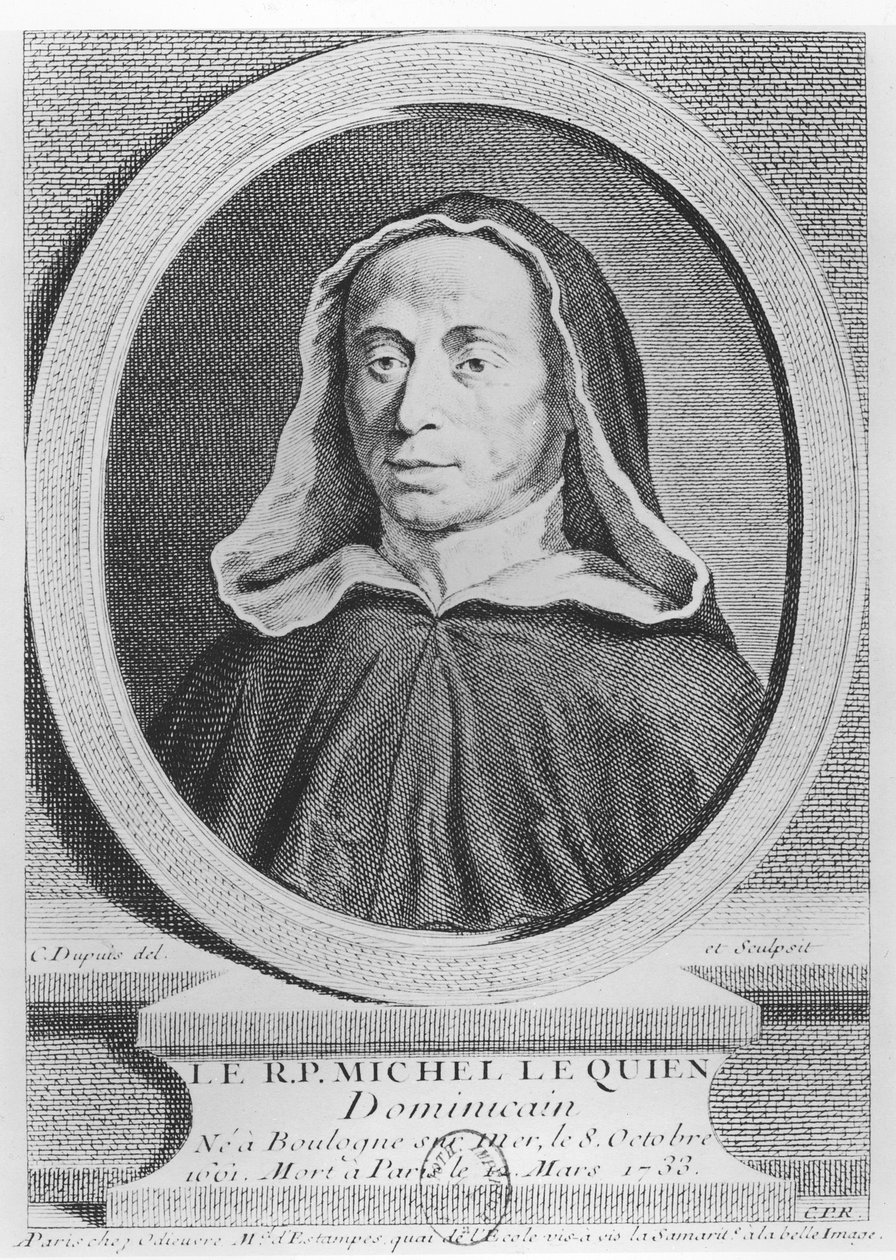Michel le Quien (engraving) by French School