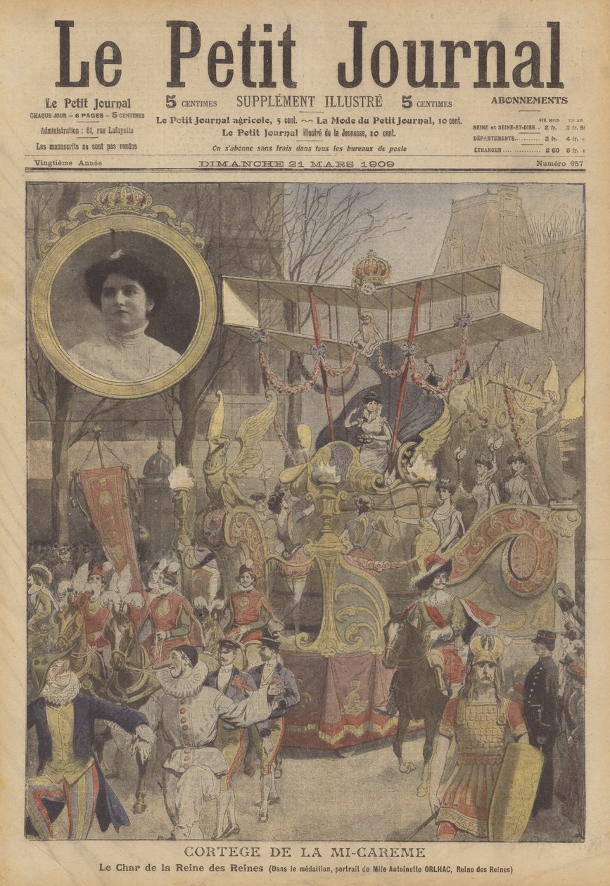 Mid-Lent Procession in Paris by French School