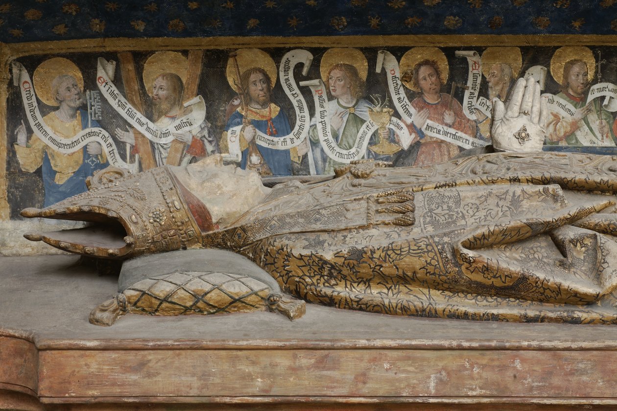 Monument of Adrien de Henencourt (detail) by French School