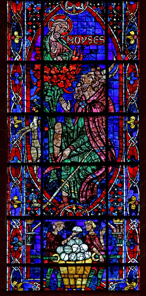 Moses and the Burning Bush by French School