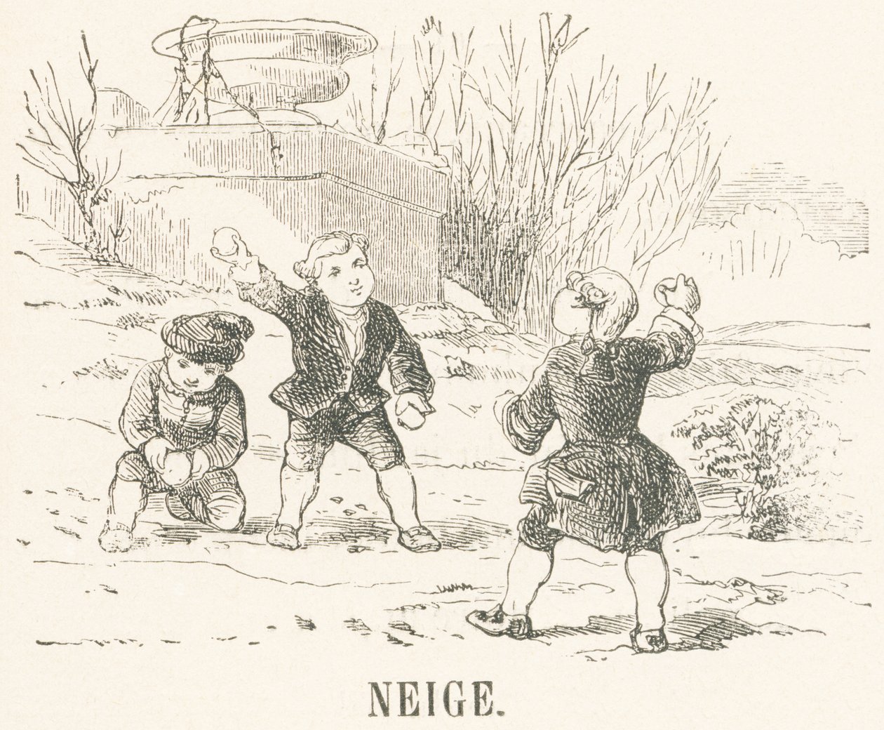 Snow by French School