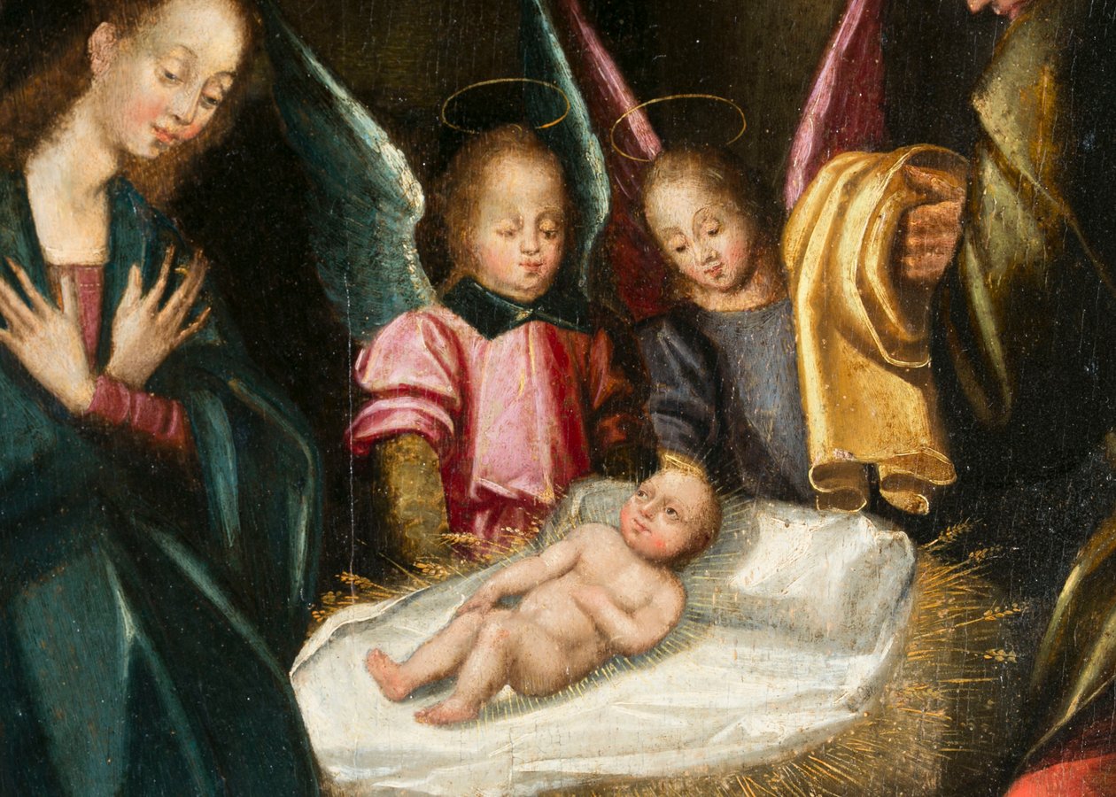 Nativity (detail) by French School